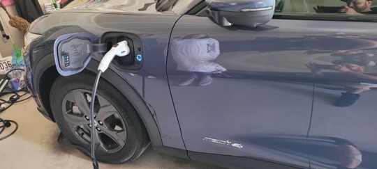 EV charging station, customer install